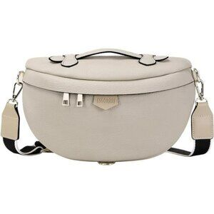 Eslcorri Vegan Leather Crossbody Sling Bag Fanny Pack Shoulder Purse